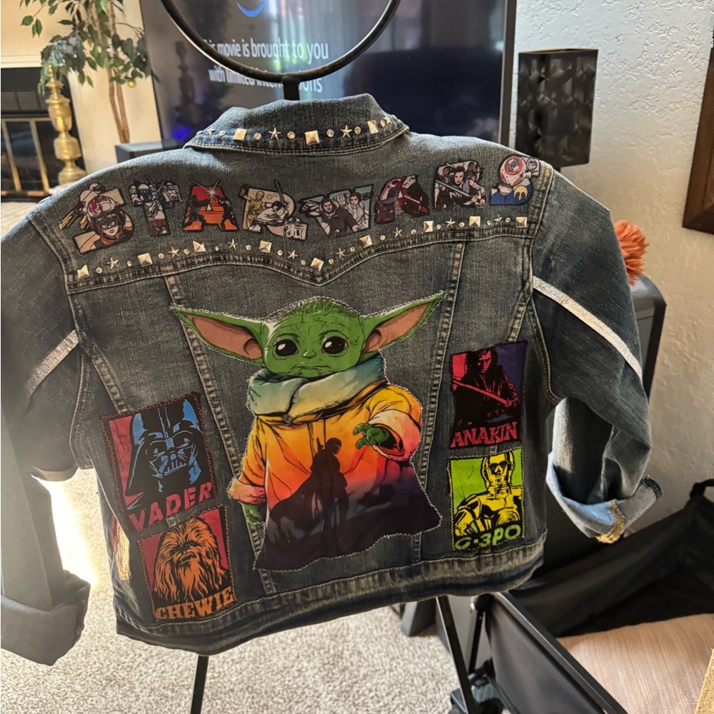Star Wars Custom Denim Jacket Med - Picture 6 of 6